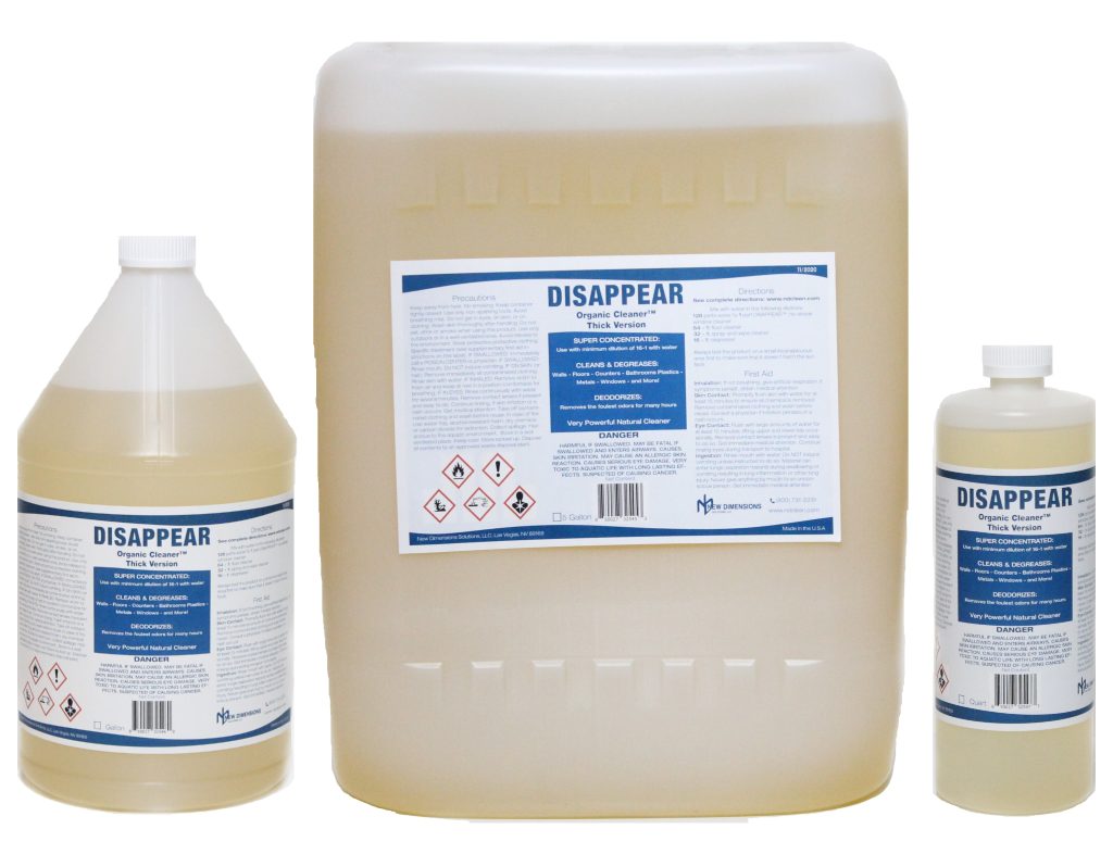 DISAPPEAR organic graffiti and paint remover products manufactured by Barkah Barcor Ltd.
